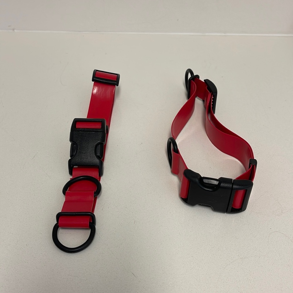 Orvis adjustable waterproof dog collar 20” red